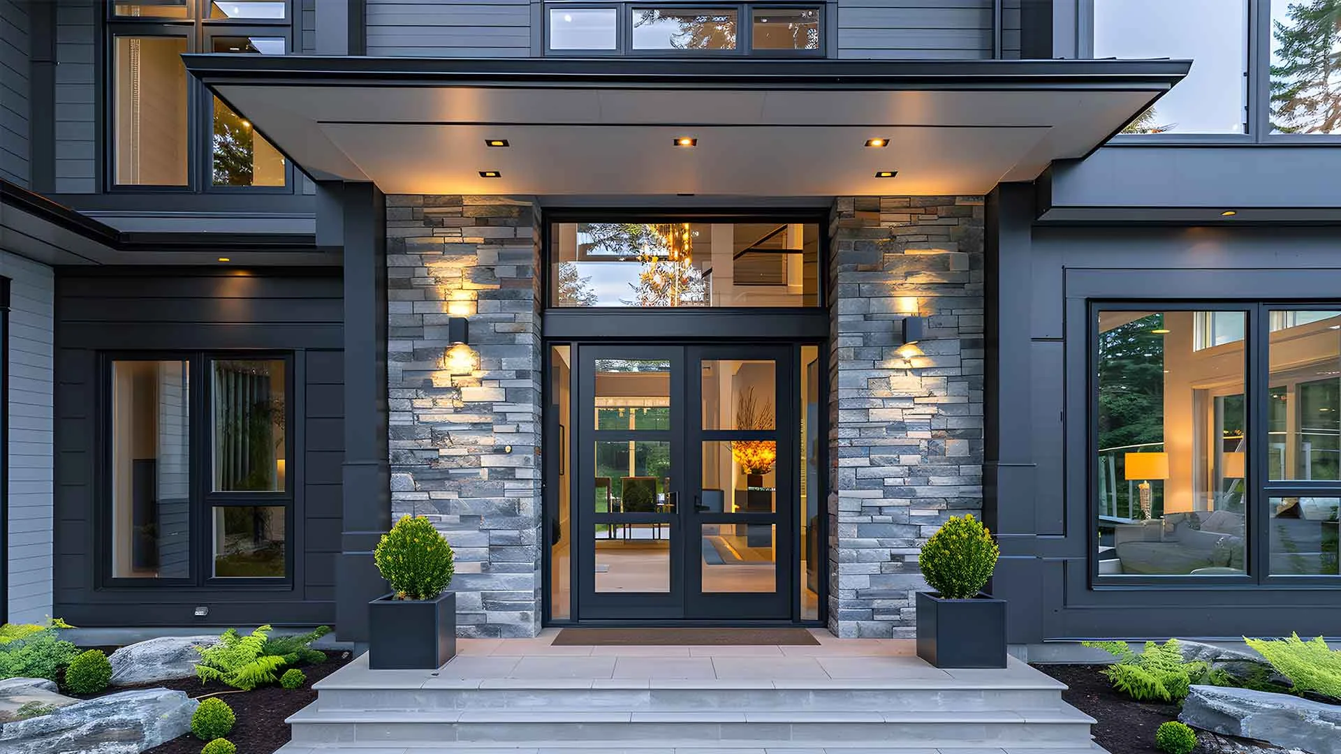 Luxury London home with premium aluminium glazing and sliding doors