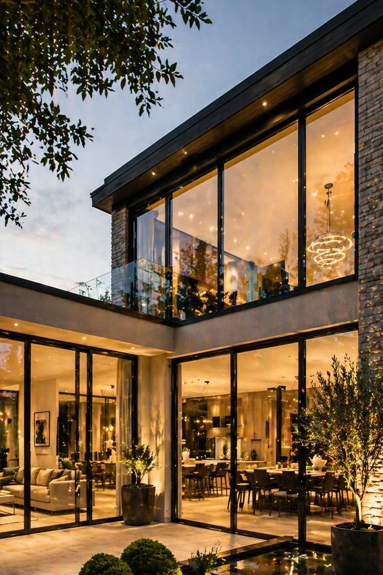 Coziluxe premium glazing craftsmanship and architectural installation detail