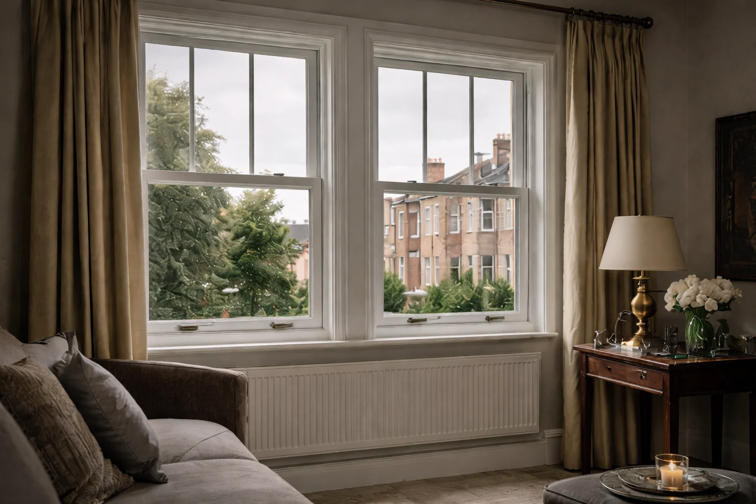 Premium sash window installation with heritage styling