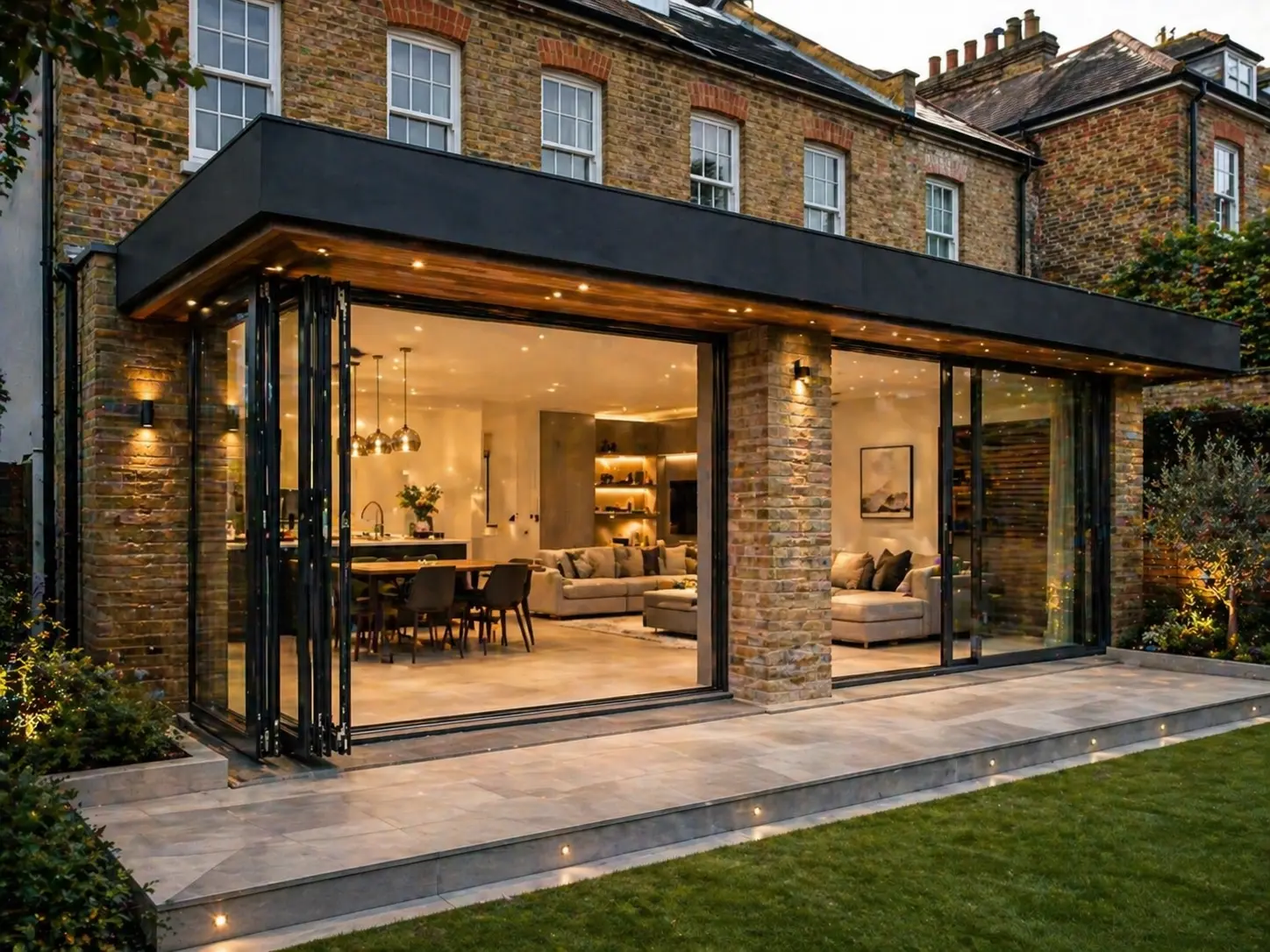 Coziluxe sliding and bifold door transformation